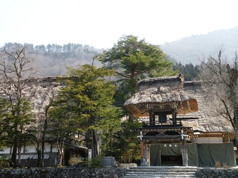 白川郷の風景　明善寺