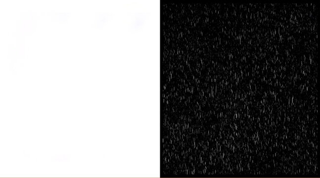 Minimalist split screen background, high contrast black and white texture, grainy charcoal surface and clean white space for graphic design
