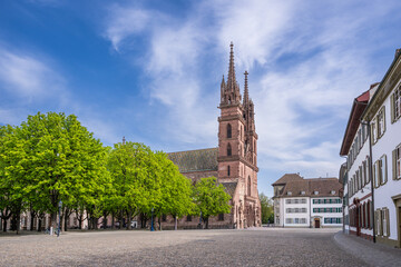 Obraz premium Basel is a city located on the banks of the Rhine, in northwestern Switzerland.