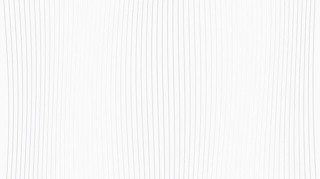 Minimalist white abstract background featuring delicate curved vertical lines in a modern geometric pattern design