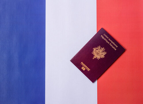 French passport for travel, immigration, education, and business. French passport