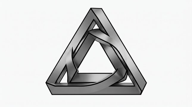 Impossible Ribbon Triangle | Amazing 3D Geometric Art