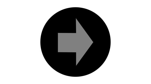 Arrow on black background