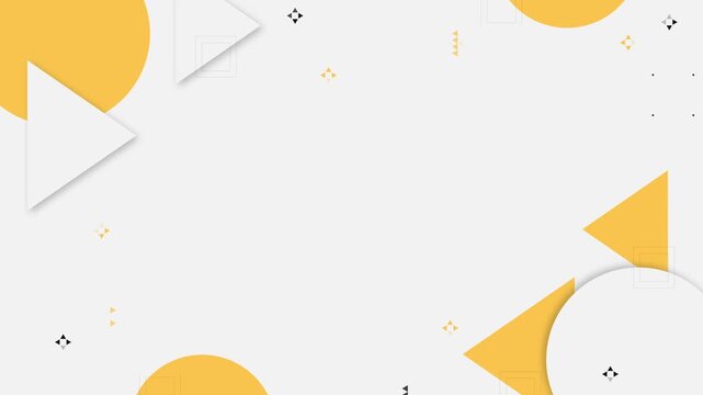 Teacher' Day Geometry and Abstract Shapes Animated Background Video 4k