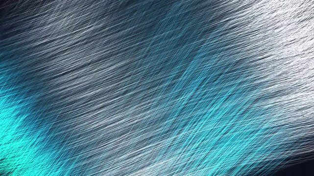 Abstract blue light streak animation with glowing fiber texture seamless loop
