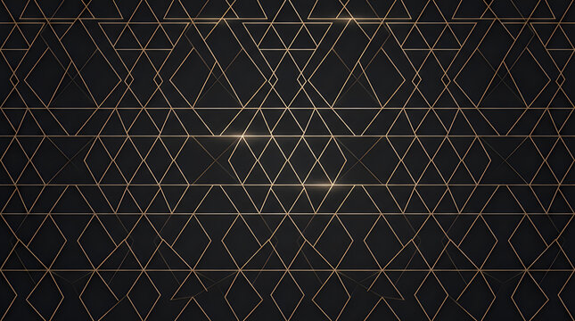 Geometric lattice pattern with diagonal lines