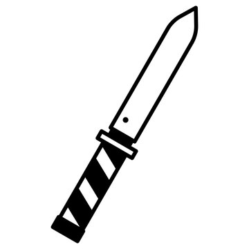 Tactical Dagger Dualtone Black and White
