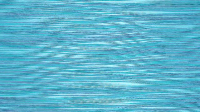 Abstract blue water line texture background animation seamless loop