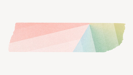 Abstract pastel washi tape design on white background © Rawpixel.com