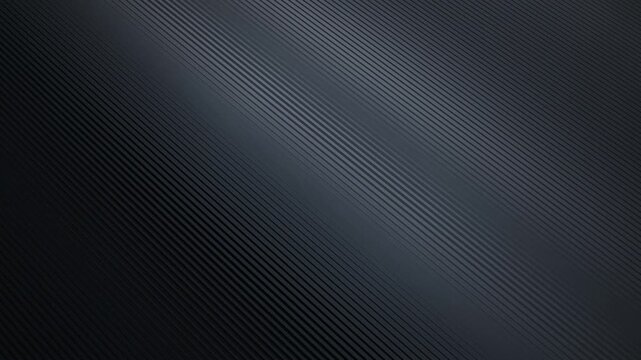 Abstract dark metallic diagonal lines texture background seamless loop 4K