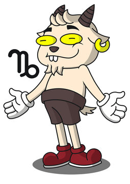 Capricorn cartoon