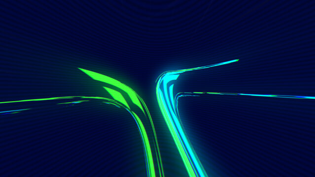 Glitch Dynamic Intro Logo Reveal Wide