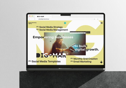 Laptop Screen Mockup