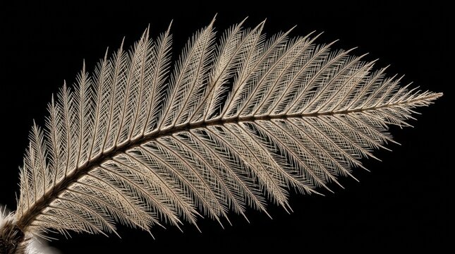 Close up microscopic view of a moth antenna showing detailed sensory hairs
