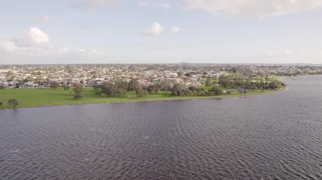 Parkland, Skyline, Swan River at Sir James Mitchell Park, South Perth