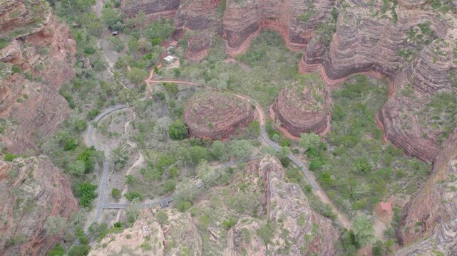 Aerial View of Kimberley Rock Formations In Western Australia.