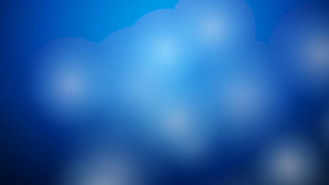 Abstract blue background with soft glowing bokeh and dreamy light circles for modern digital design projects
