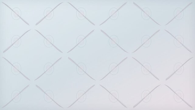 Minimalist geometric abstract pattern with soft pastel blue tones and delicate intersecting lines forming elegant shapes