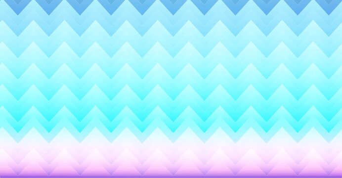 Abstract blue and pink chevron pattern background with gradient geometric lines
