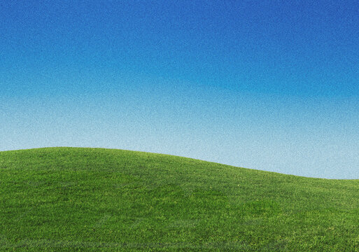 Grainy grass field landscape background