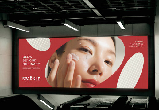 Underground Billboard Mockup