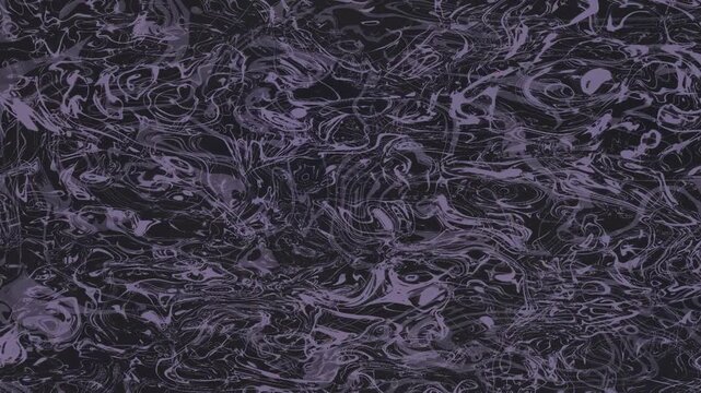 Dark noir and purple marble liquid flow texture background and loopable video motion