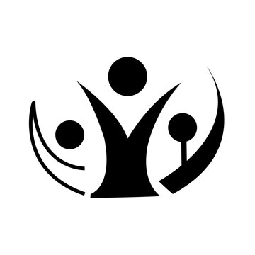 Unit Rise Logo Design Vector, Modern Upward Growth and Unity Business Symbol