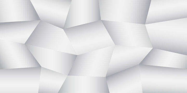 Modern abstract background, Polygon   gradient grey background, for presentation business banner or web background, vector