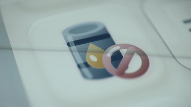 Oil restriction icon changes to approved commodity