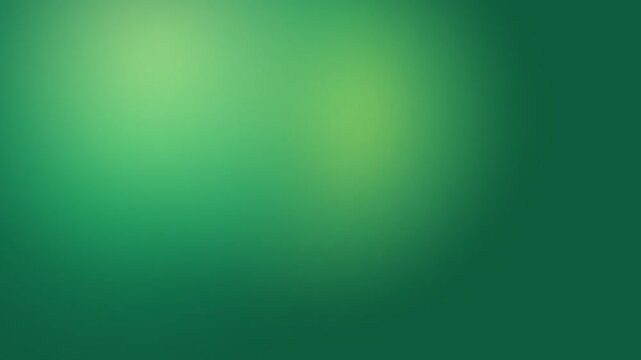 Vibrant emerald green abstract gradient background with soft glowing light effects and smooth color transitions