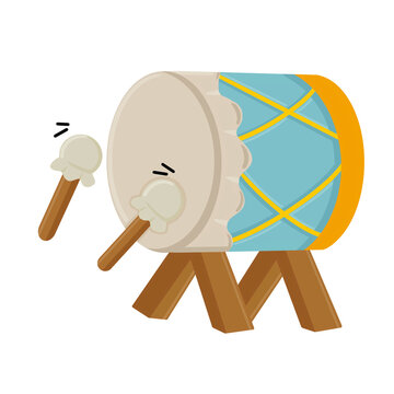 Traditional Islamic Drum Bedug Illustration
