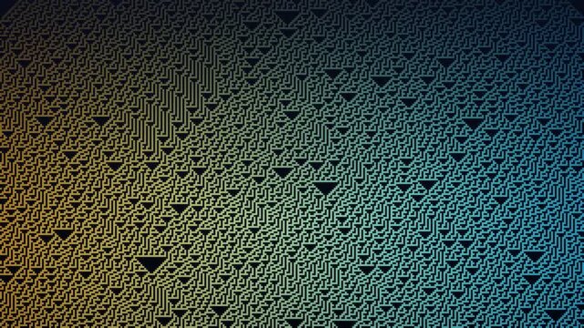 Close-up of a computer circuit board with electronic components in a tech workspace