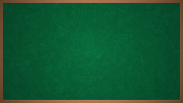 Blank emerald classroom board border texture. mathematics, science, language lessons, homework, lectures, tutorials, restaurant menus, business planning, educational content, written messages.