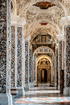 Church of the Ges&ugrave; and Casa Profesa in Palermo, Sicilian Baroque, historic center, Palermo, Sicily, Italy, Europe