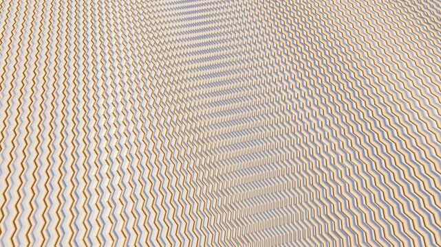 Geometric zigzag pattern background with moving optical illusion lines in 4K