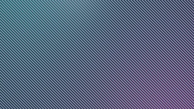 Abstract diagonal lines texture background with neon purple and cyan light loop