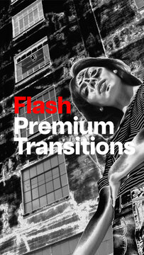 Premium Transitions Flash 12 Variations VERTICAL &ndash; Dynamic Flash Transitions, Bright Light Wipes, Camera Flashes and High Energy Effects for Professional Video Editing and Motion Graphics