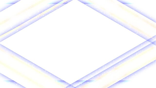 Pastel diamond border glowing bands, violet accents, golden highlights, open center. polished motion beauty ads, celebration elegant announcements, social posts, invitations, and premium title cards.