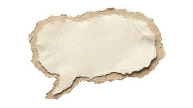 Speech bubble with text space on a white background isolated on transparent background, illustration
