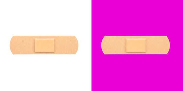Adhesive bandage strip for wound care and medical injury protection transparent png