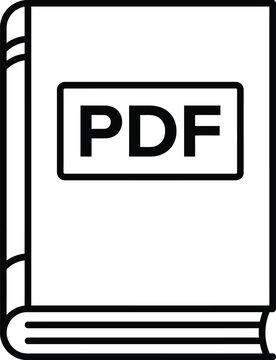 Pdf document book icon