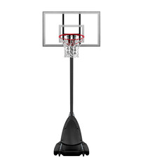 Front view Basketball hoop for shooting basketball isolated on white background © Supachai
