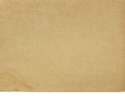 isolated brown kraft paper texture edge