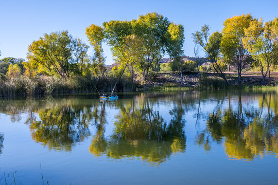 An overlooking landscape view of Cottonwood, Arizona