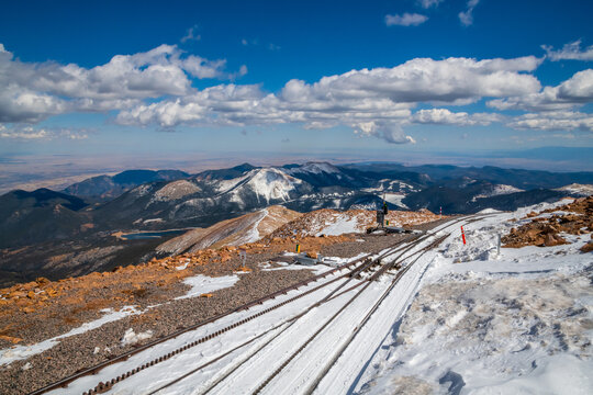 An overlooking view in Colorado Springs, Colorado