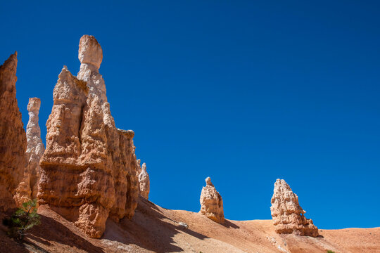 Red Rocks Hoodoos in Bryce Point at Bryce Canyon National Park, Utah