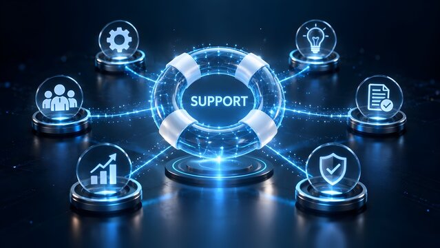 Interactive digital knowledge base book providing automated troubleshooting and support services