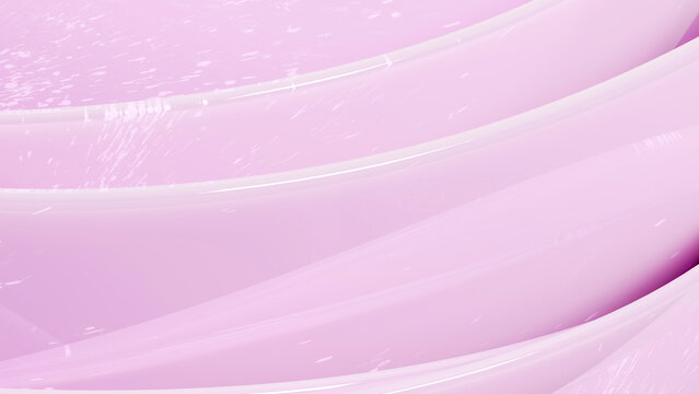 Pink abstract smooth glossy curves background