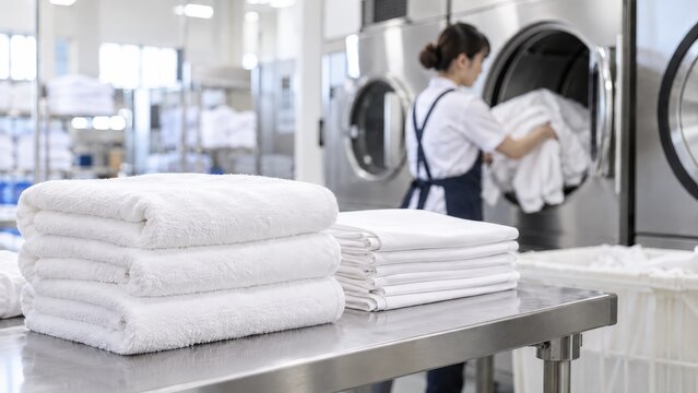 業務用ランドリーの仕事