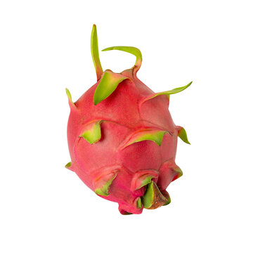 Dragon fruit, Pitaya cutout, full depth of field.